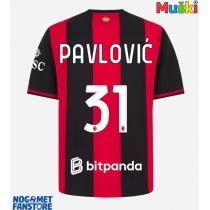 AC Milan Strahinja Pavlovic #31 Domaci Dres 2026-27 Kratak Rukav